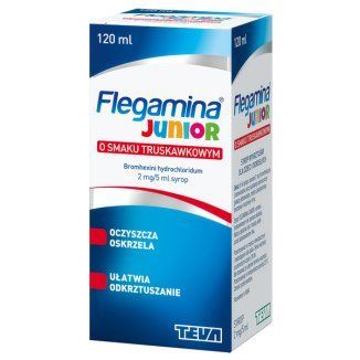 FLEGAMINA DLA DZIECI TRUSKAWKOWA syrop 2 mg/5ml 120ml