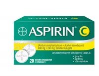 ASPIRIN C 400mg + 240mg 20 tabl. mus.