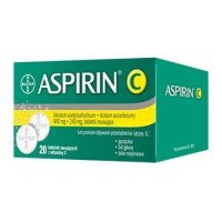 ASPIRIN C 400mg + 240mg 20 tabl. mus.